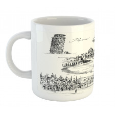 Italian Landmarks Travel Mug