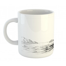 Bench Lantern Ocean Mug