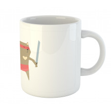 Samurai Figh Kitty Ninja Mug