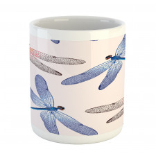 Dragonfly Wings Art Mug