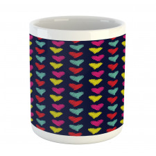 Hearts Love Happy Mug