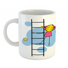 Girl Ladder with Star Mug