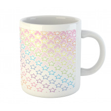 Stars in Rainbow Colors Mug