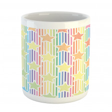 Star Rainbow Stripes Mug