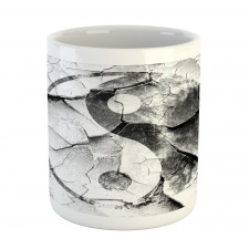 Ying Yang Grunge Display Mug