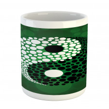 Ying Yang Green Harmony Mug