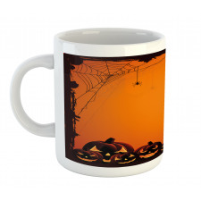 Halloween Pumpkin Scary Mug