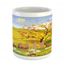 Autumn Garden Daisies Mug