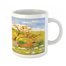 Autumn Garden Daisies Mug