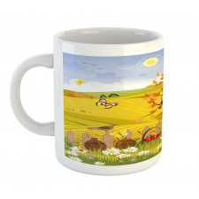 Autumn Garden Daisies Mug