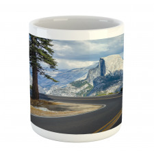 Mountain Road Landscape Mug