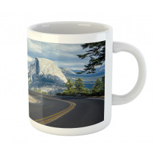 Mountain Road Landscape Mug