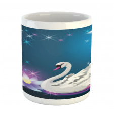 Magic Lily White Swan Mug