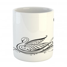 Black Swan in River Mug