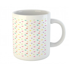 Rainbow Colored Swans Mug