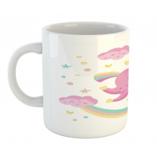 Unicorn with Star Rainbow Mug