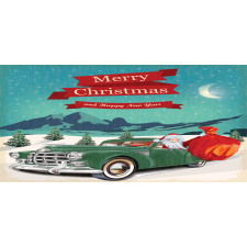 Santa in Classic Car Mug