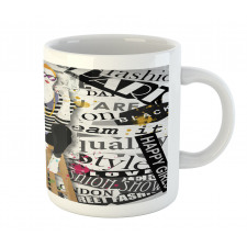 Fashion Girl Grunge Mug
