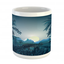 Tiger in Hazy Rainforest Mug