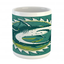 Shark Hunter Marine Art Mug