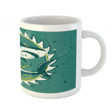 Shark Hunter Marine Art Mug