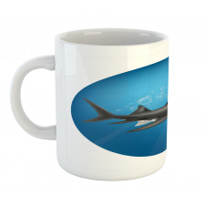 Shark Underwater Hunter Mug