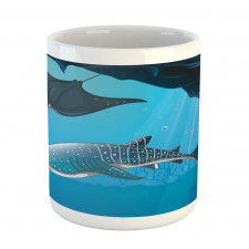 Swimming Shark Ocean Mug