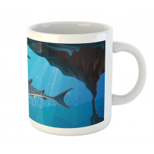 Swimming Shark Ocean Mug