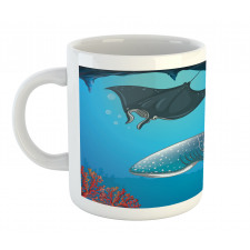 Swimming Shark Ocean Mug