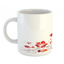 Floral Petal Ornaments Mug