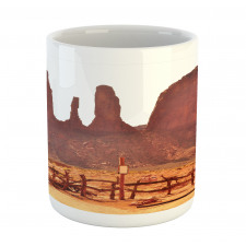 Valley View of Western Mug