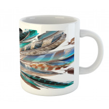 Contour Feather Fashion Mug