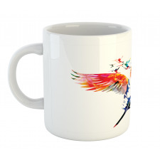 Feather with Wings Birds Mug