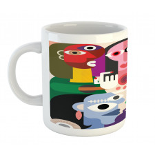 Modern Abstract Colorful Design Mug