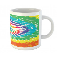 Rainbow Tie Dye Effect Mug