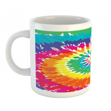 Rainbow Tie Dye Effect Mug