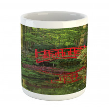 Chinese Bridge in a Forest Mug