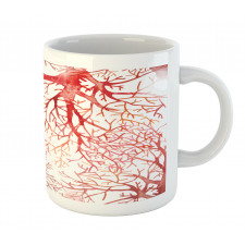 Watercolor Branchs Fall Mug