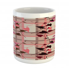 Heart Swirling Leaves Mug