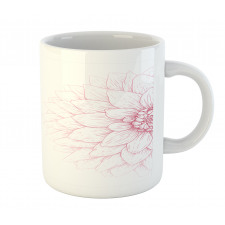 Pink Blossom Flower Mug