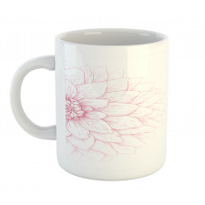 Pink Blossom Flower Mug