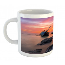 Foggy Water Sunset Mug