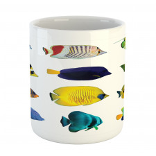 Collage of Sea Animals Mug
