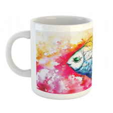Watercolor Abstract Art Mug