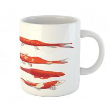 Koi Shoal Chinese Animal Mug