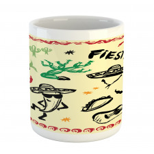 Taco Fiesta Guitar Mug