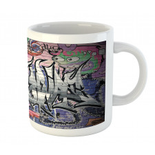 Graffiti Grunge Wall Art Mug