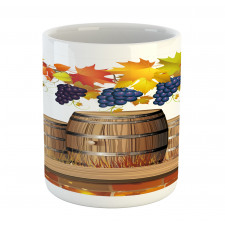 Golden Fall in Vineyard Mug