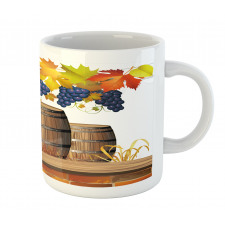 Golden Fall in Vineyard Mug