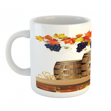 Golden Fall in Vineyard Mug